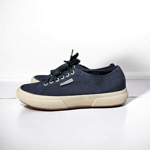 🌻NEW NWOT SUPERGA 2750 Cotu Navy Classic Sneakers | Size 39.5 or US 8.5